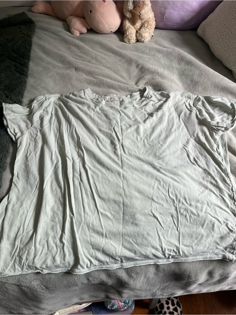 We the Free Light Green Oversized Tee Size Medium